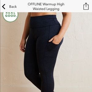 OFFER - Aerie High Waisted Warmup Leggings OFFLINE